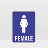 Custom Metal Sign,Female Toilet Sign
